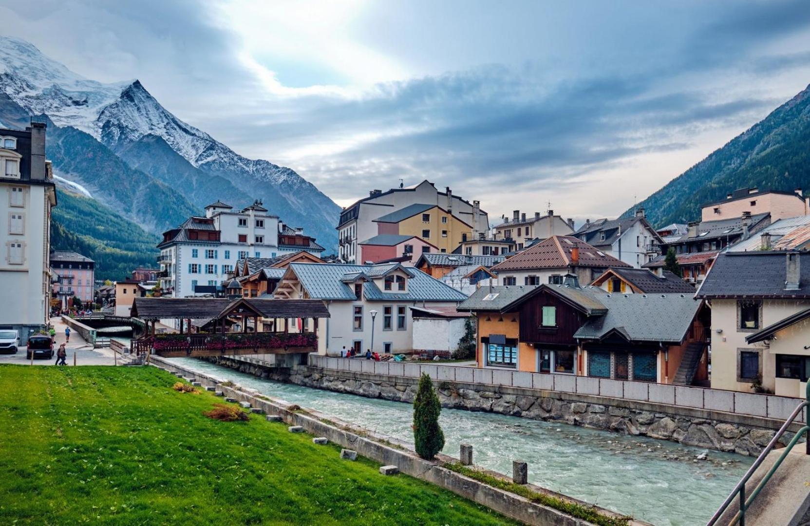 Top Floor Apartment Mansard - Central Chamonix Mont Blanc Haven Luaran gambar