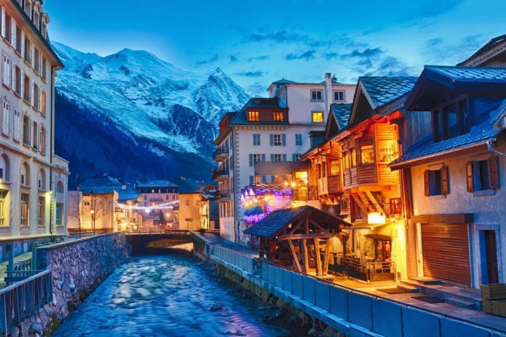 Top Floor Apartment Mansard - Central Chamonix Mont Blanc Haven Luaran gambar