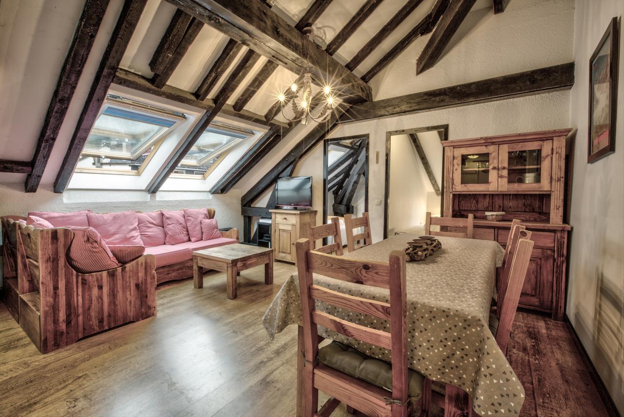 Top Floor Apartment Mansard - Central Chamonix Mont Blanc Haven Luaran gambar